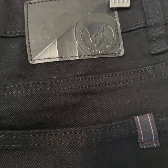 Men's Buffalo David Bitton Black Denim Pants (SAM-X), Size 34 X 29* - Picture 3 of 4